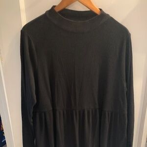 Comfy Black Pleated Dress - perfect for Wednesday Addams / Dark Academia vibes!